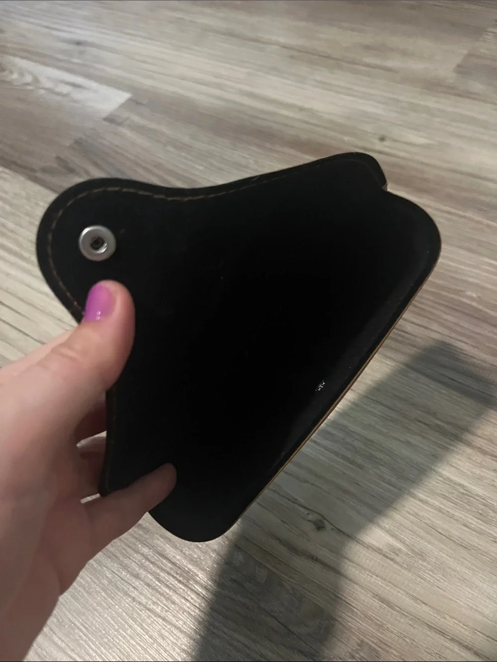 Ray-Ban Tan Brown Leather Sunglasses Case